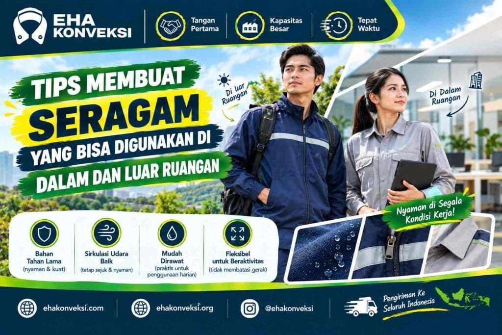 seragam untuk dalam dan luar ruangan - Konveksi Seragam