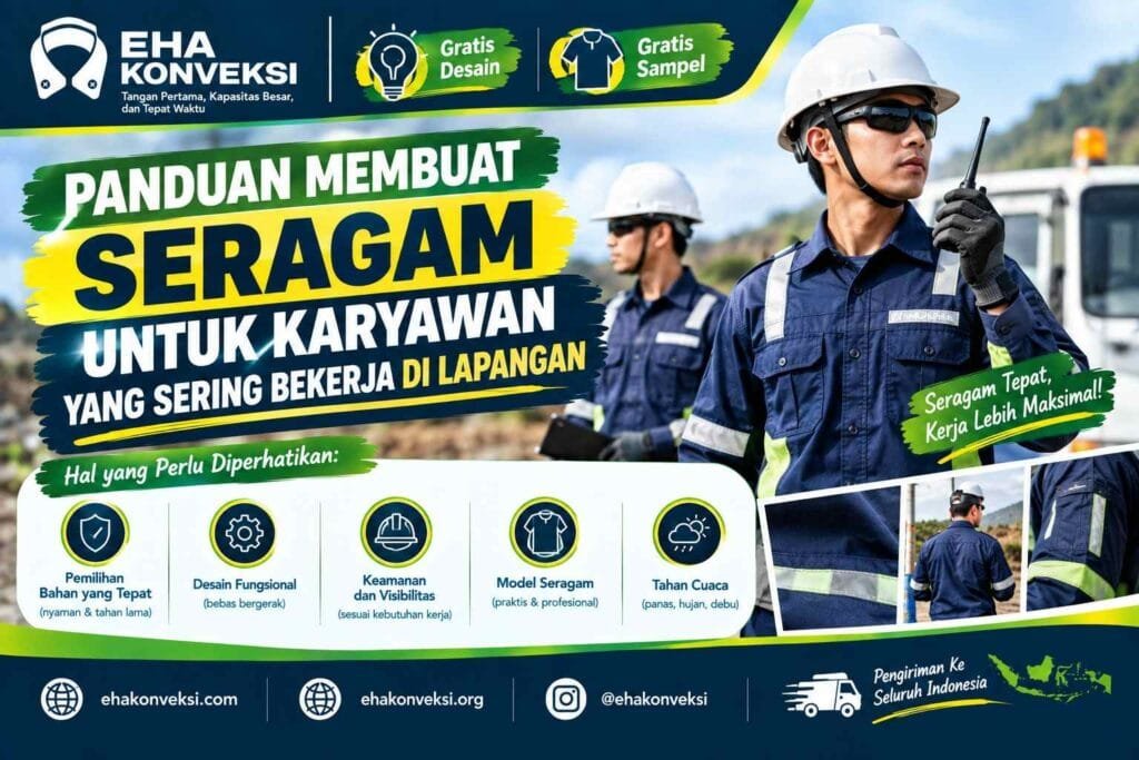 seragam untuk karyawan yang bekerja di lapangan - Konveksi Seragam