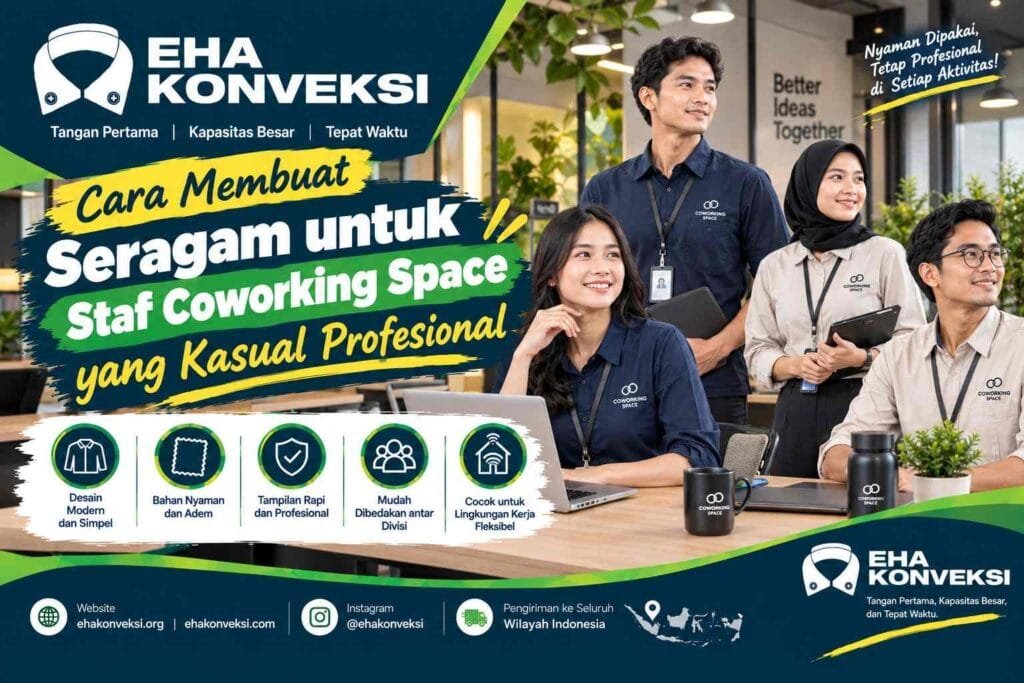 seragam untuk staf coworking space - Konveksi Seragam