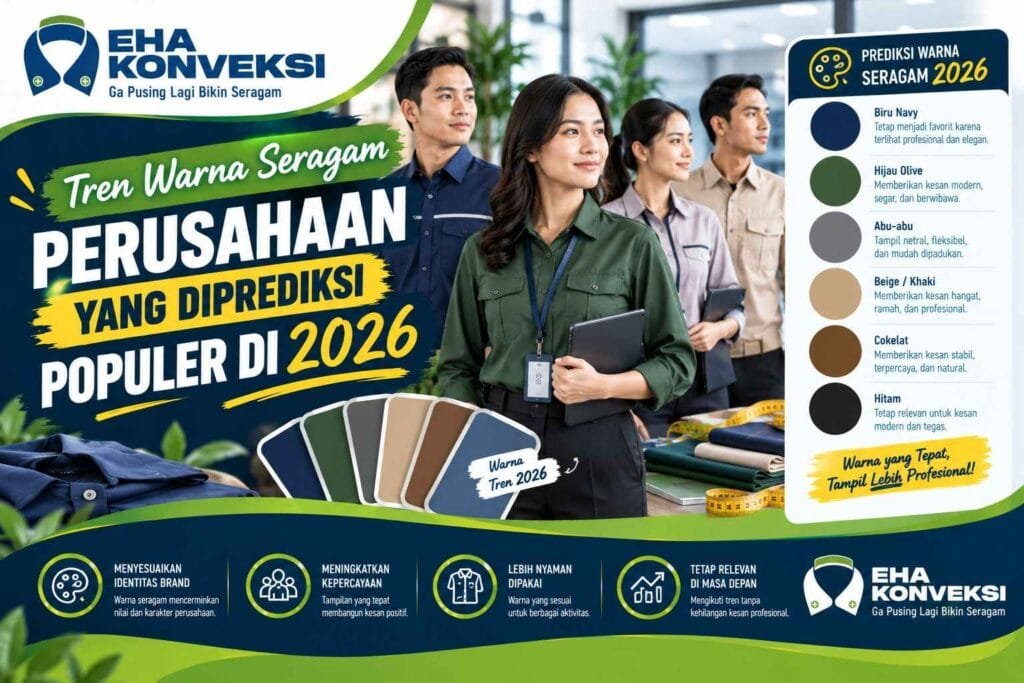 tren warna seragam perusahaan - Konveksi Seragam